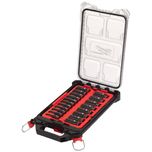 MILWAUKEE 3/8 INCH PACKOUT SHOCKWAVE IMPACT DUTY DEEP SOCKET SET - 19 PC SET